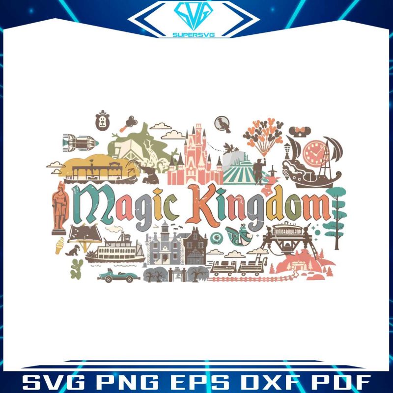 retro-magic-kingdom-disneyland-trips-png-download