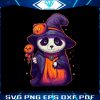 panda-pumpkin-witch-organic-halloween-png-download