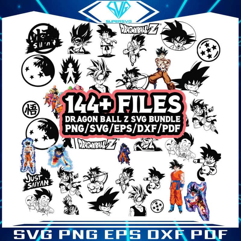 retro-dragon-ball-z-cartoon-svg-bundle-digital-files