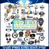 los-angeles-rams-icon-svg-bundle-graphic-design-file