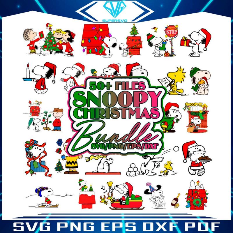 vintage-snoopy-christmas-svg-peanuts-cartoon-svg-bundle