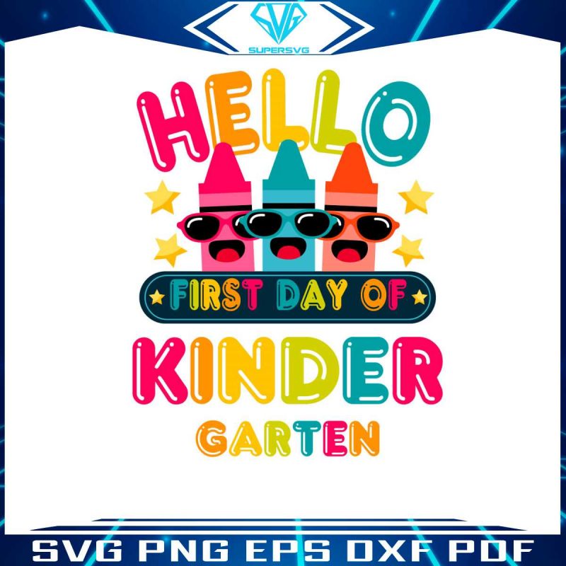 hello-first-day-of-kindergarten-svg-cutting-digital-file