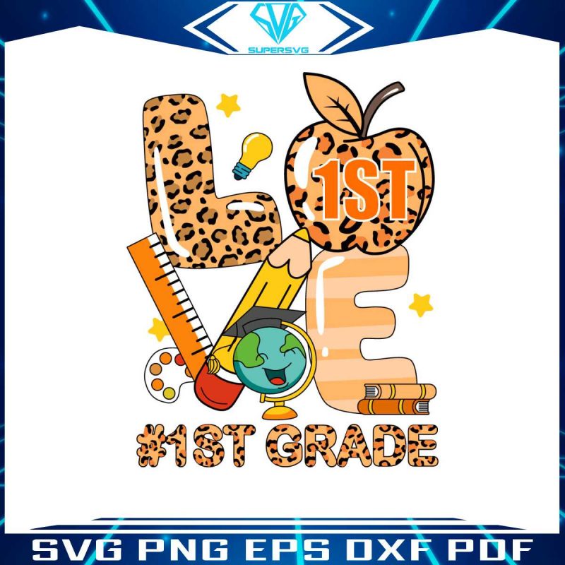 love-1st-grade-svg-leopard-love-svg-cutting-digital-file