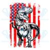 Best T Rex American Flag Ice Pop Cricut Svg Files, Holidays Svg