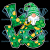 Gnome Love Funny St Patricks Day Cricut Svg Files, Love Patrick Svg