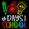 Happy 100th Day Of School Cricut Svg Files, Back To School Svg