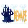 Haunted House Beware Svg, Halloween Svg, Halloween Beware Svg