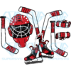 Ice Hockey Sport Cricut Svg Files, Valentines Day Svg
