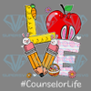LOVE Counselor Life Cricut Svg Files, Back To School Svg
