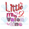 Little Miss Valentine Png Sublimation, Valentine Png, Miss Valentine Png