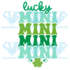 Lucky Mini Cricut Svg Files, St Patrick's Day Svg, Shamrock Svg