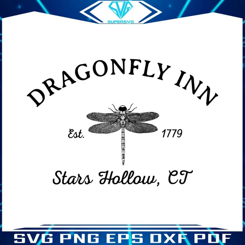 retro-dragonfly-inn-stars-hollow-svg-digital-cricut-file