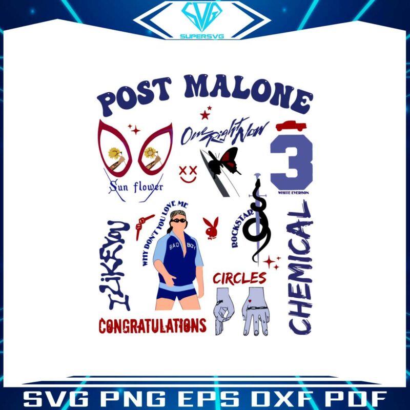 vintage-post-malone-songs-svg-one-right-now-svg-download