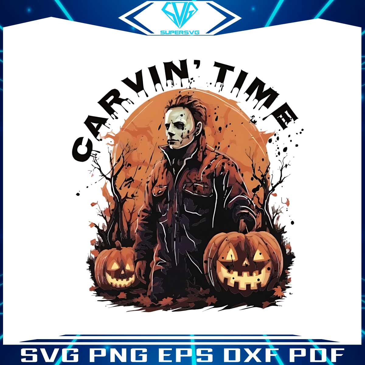 carvin-time-michael-myers-horror-halloween-png-download