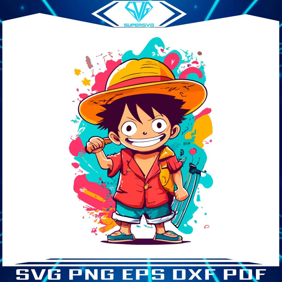 cute-monkey-d-luffy-one-piece-character-png-download