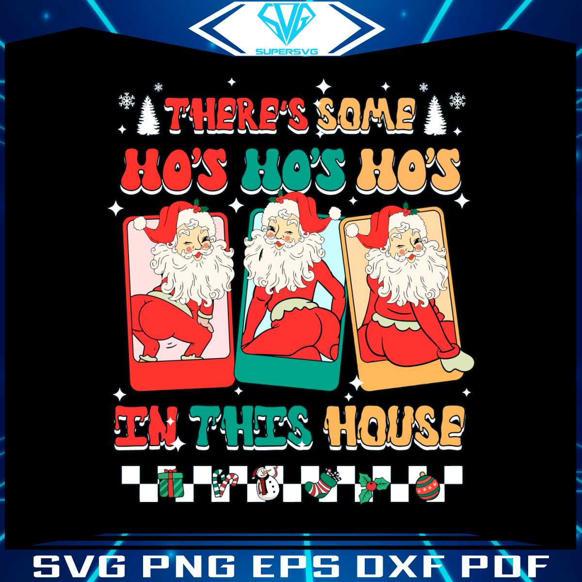 groovy-theres-some-ho-ho-ho-in-this-house-svg-file