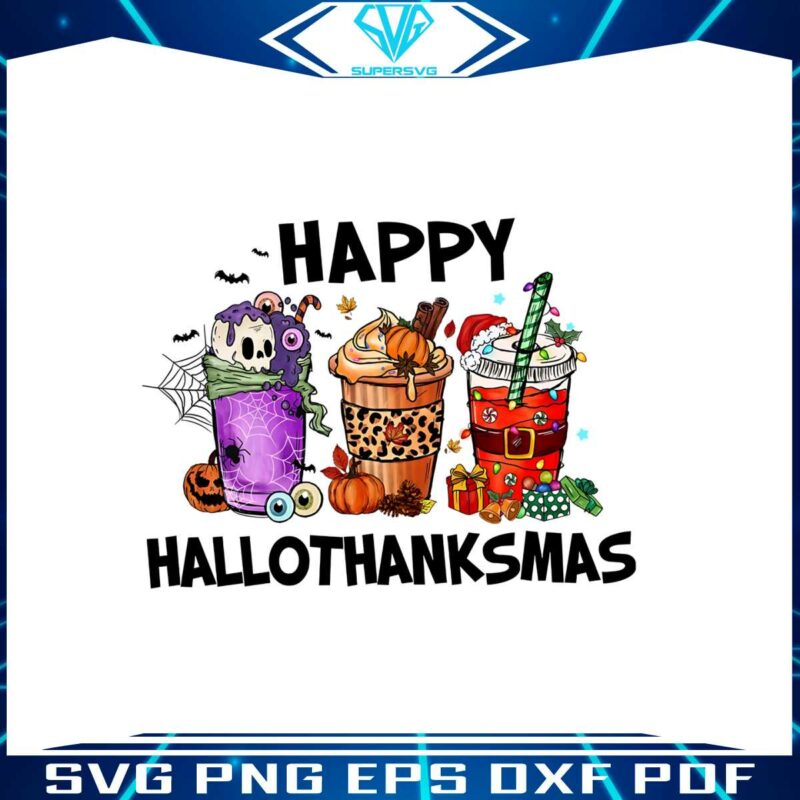 happy-hallothanksmas-for-coffee-lover-png-download