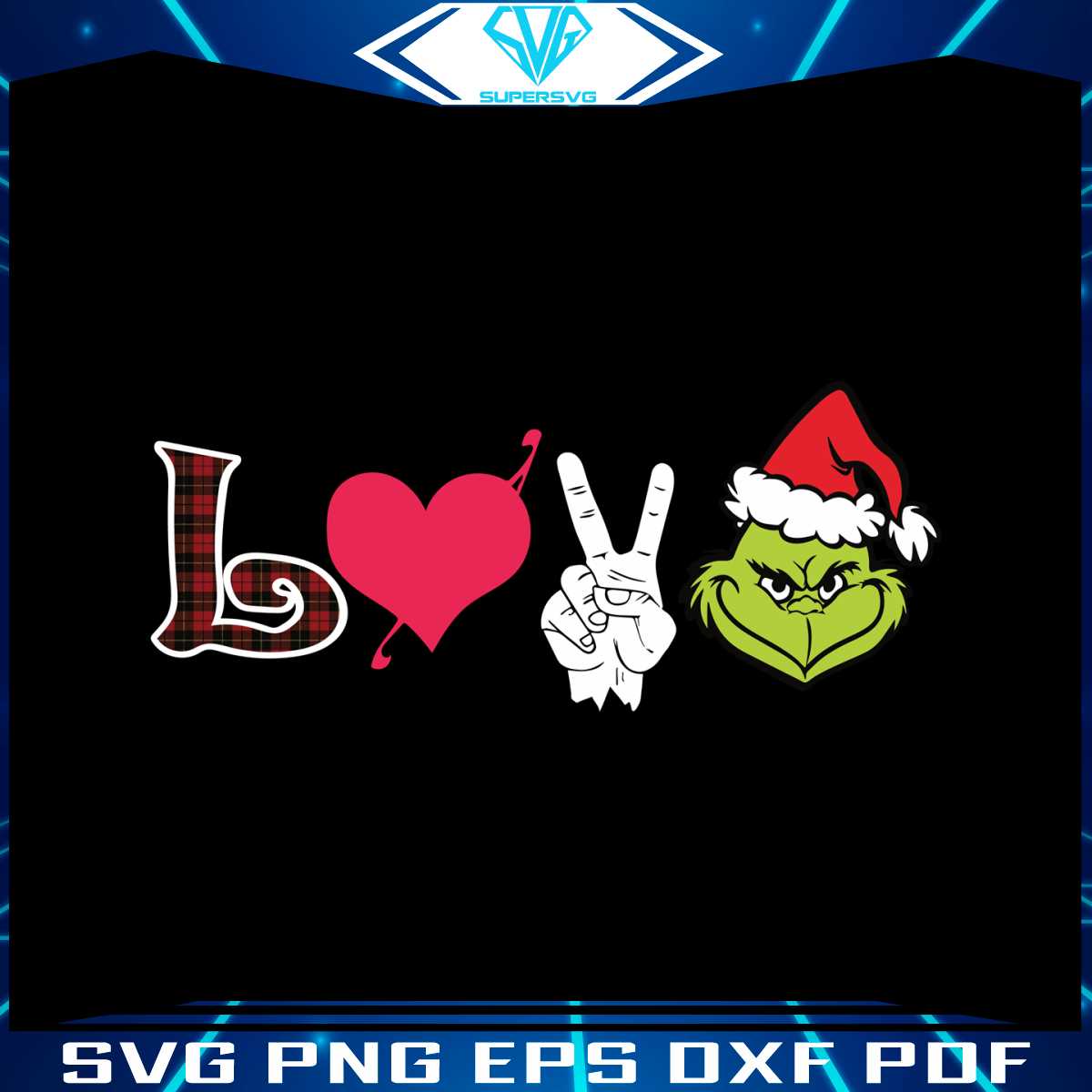 santa-claus-peace-love-grinch-christmas-svg-digital-cricut-file