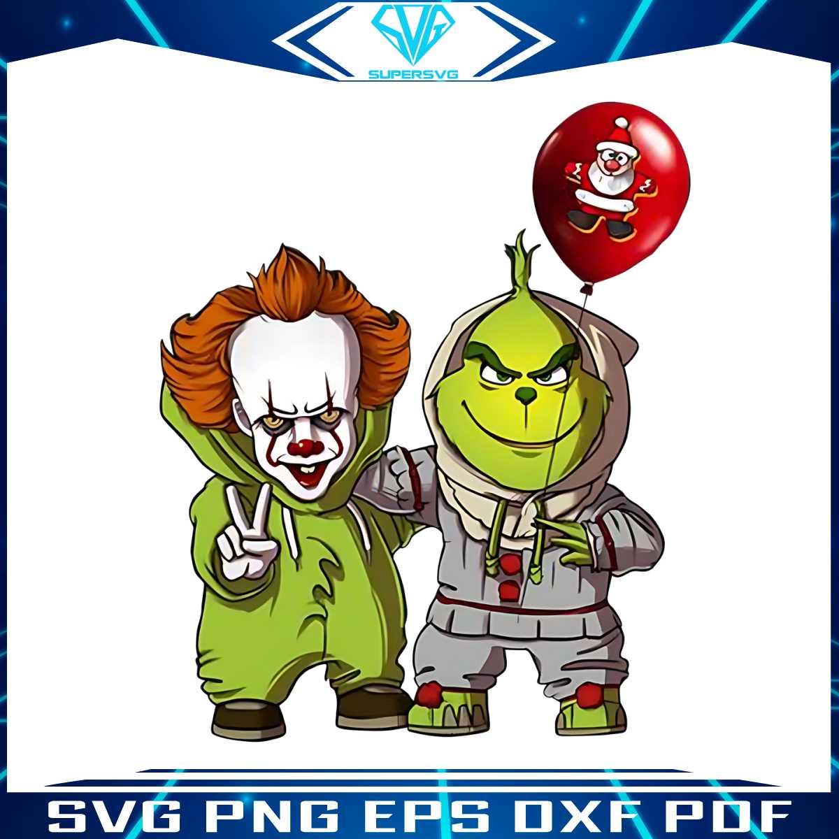 the-grinch-and-pennywise-halloween-svg-file-for-cricut