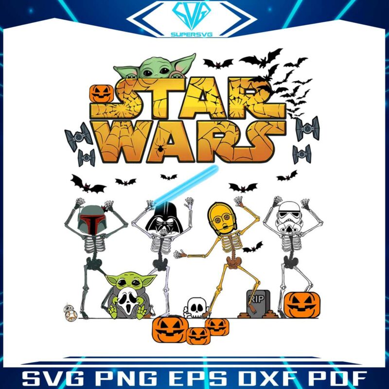 star-wars-skeleton-horror-disney-characters-png-download