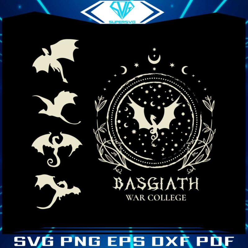 basgiath-war-college-rebecca-yoros-svg-file-for-cricut