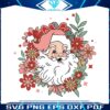 vintage-floral-santa-claus-christmas-svg-digital-cricut-file