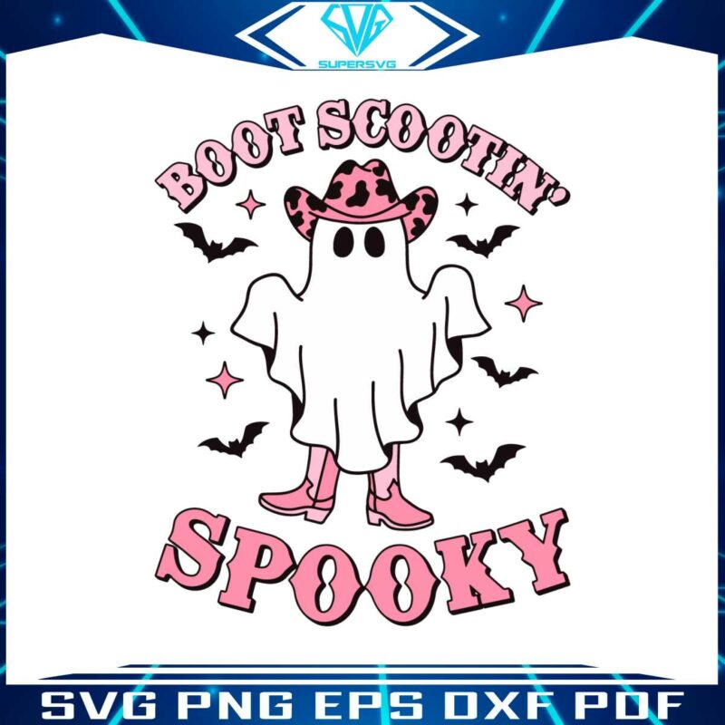 retro-boot-scoot-spooky-cowgirl-ghost-svg-digital-cricut-file