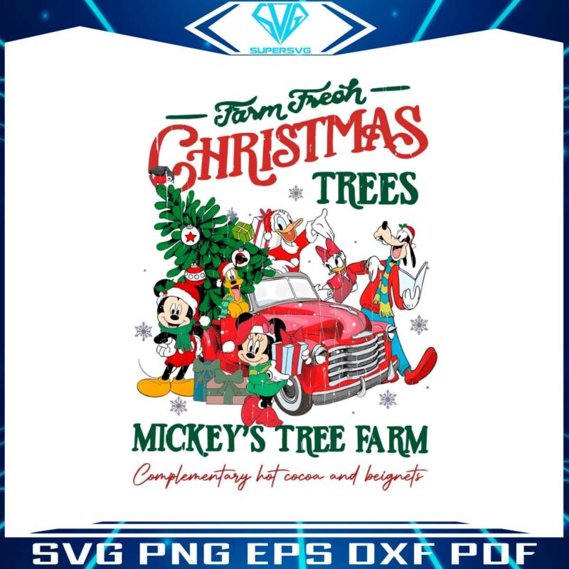 retro-disney-farm-fresh-christmas-trees-png-download