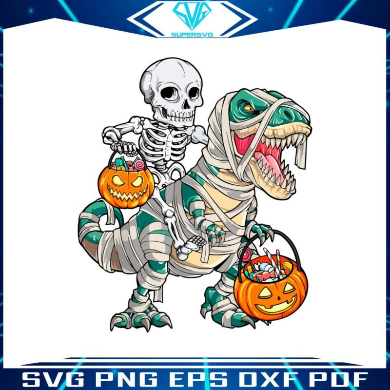 dinosaur-halloween-spooky-saurus-rex-skeleton-png-file