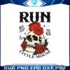run-little-mouse-floral-skeleton-skull-svg-cutting-file