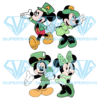 Mickey and Minnie St Patricks Day Cricut Svg Files, St. Patrick Svg