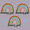 Mommy's Girl Rainbow Cricut Svg Files, Cheetah Leopard Rainbow