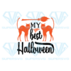 My Best Halloween Cat Bloom Svg, Halloween Svg, Halloween Cat Svg