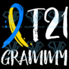 Proud Down Syndrome Grammy Cricut Svg Files, Blue Ribbon