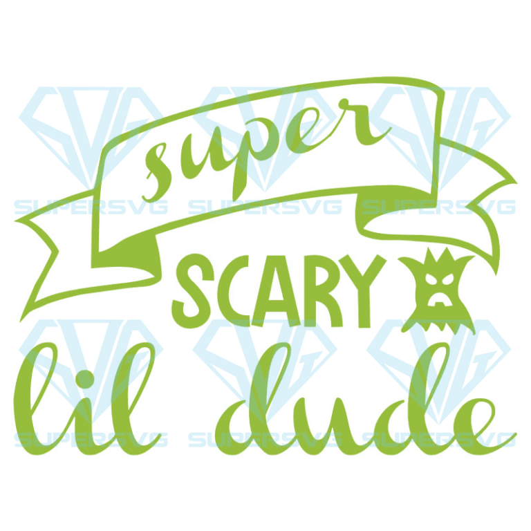 Super Scary Lil Dude Svg, Halloween Svg, Halloween Scary Svg