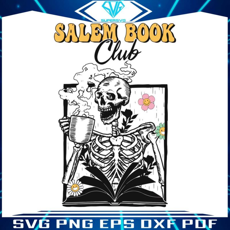 floral-skeleton-salem-book-club-svg-graphic-design-file