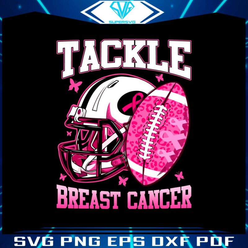 tackle-breast-cancer-football-helmet-pink-rugby-ball-svg