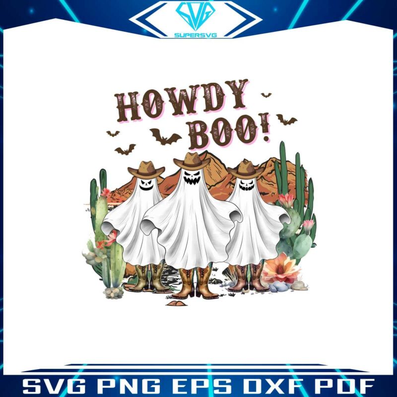 western-halloween-howdy-boo-png-sublimation-download