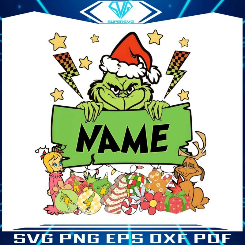 personalized-the-grinchmas-and-friends-png-download