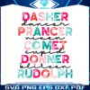 dasher-dancer-prancer-vixen-comet-cupid-svg-cricut-file
