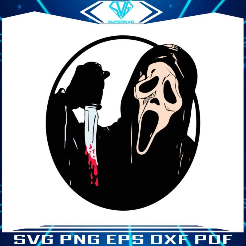 horror-ghost-face-bloody-knife-scream-svg-file-for-cricut