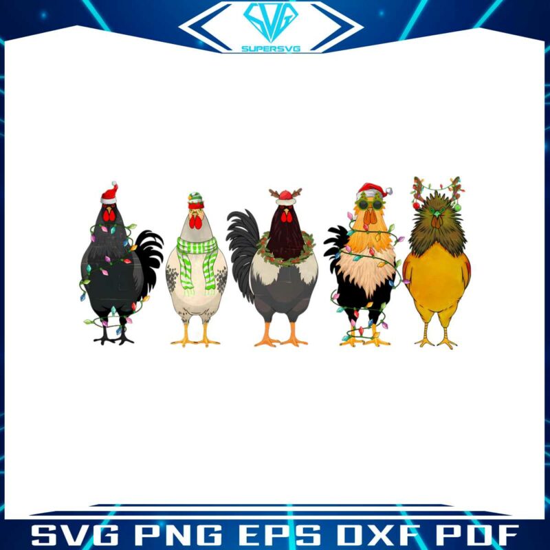 vintage-chicken-christmas-lights-png-sublimation-download