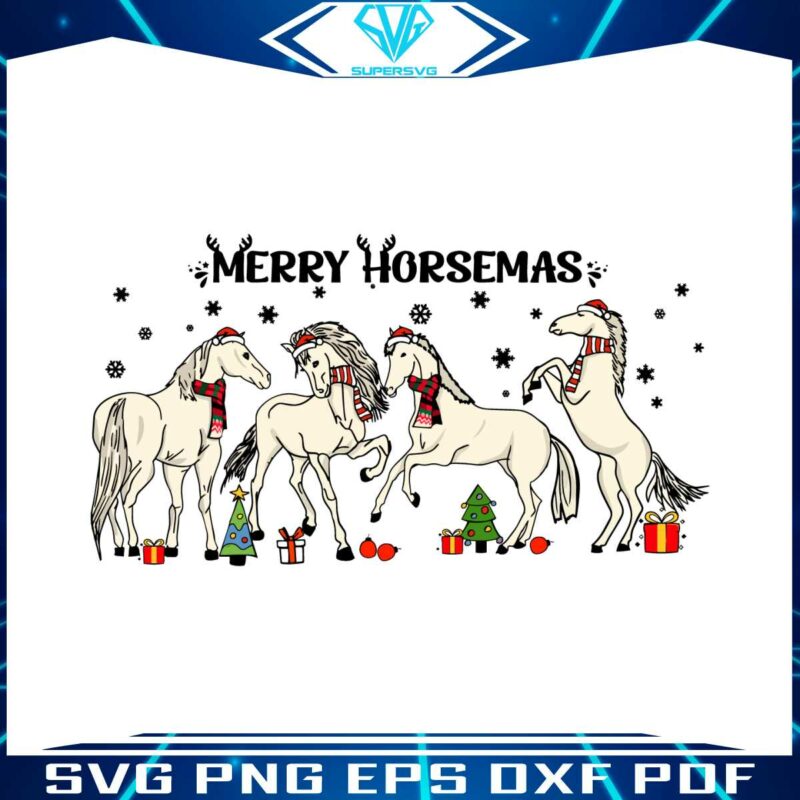 merry-horsemas-funny-christmas-santa-hats-svg-digital-file