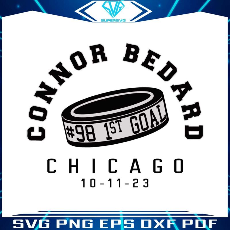 connor-bedard-1st-goal-chicago-blackhawks-player-svg-file
