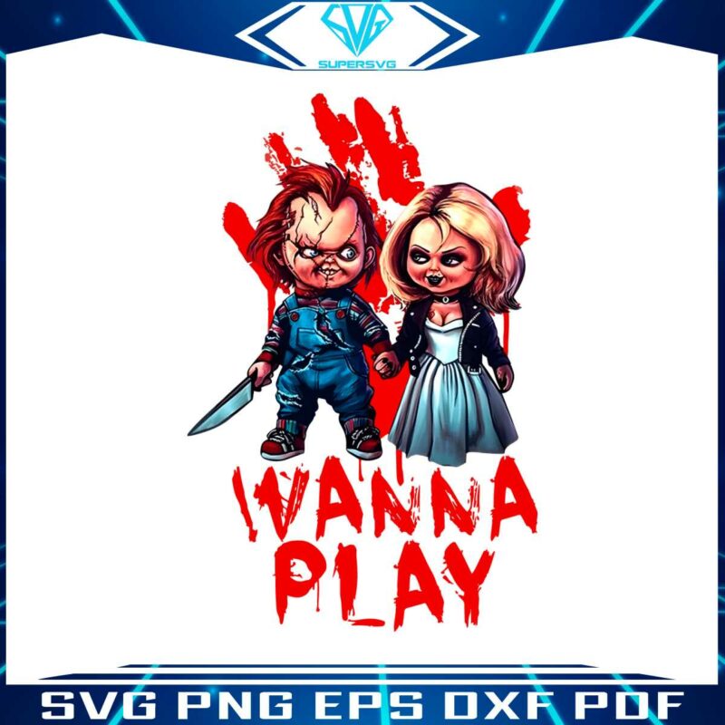 chucky-and-tiffany-true-love-wanna-play-png-download