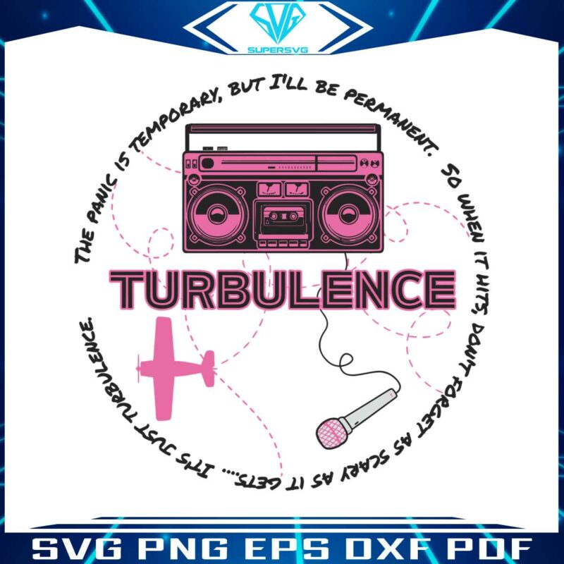 retro-pink-turbulence-the-panic-is-temporary-svg-download