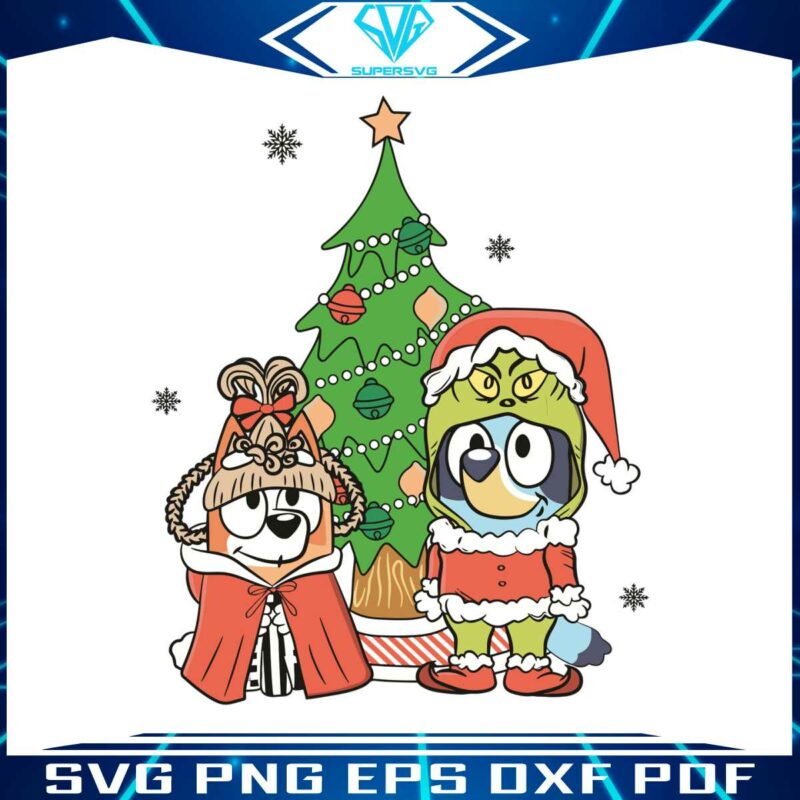 funny-cartoon-bluey-dog-christmas-svg-cutting-digital-file