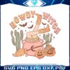 country-halloween-howdy-witch-svg-graphic-design-file