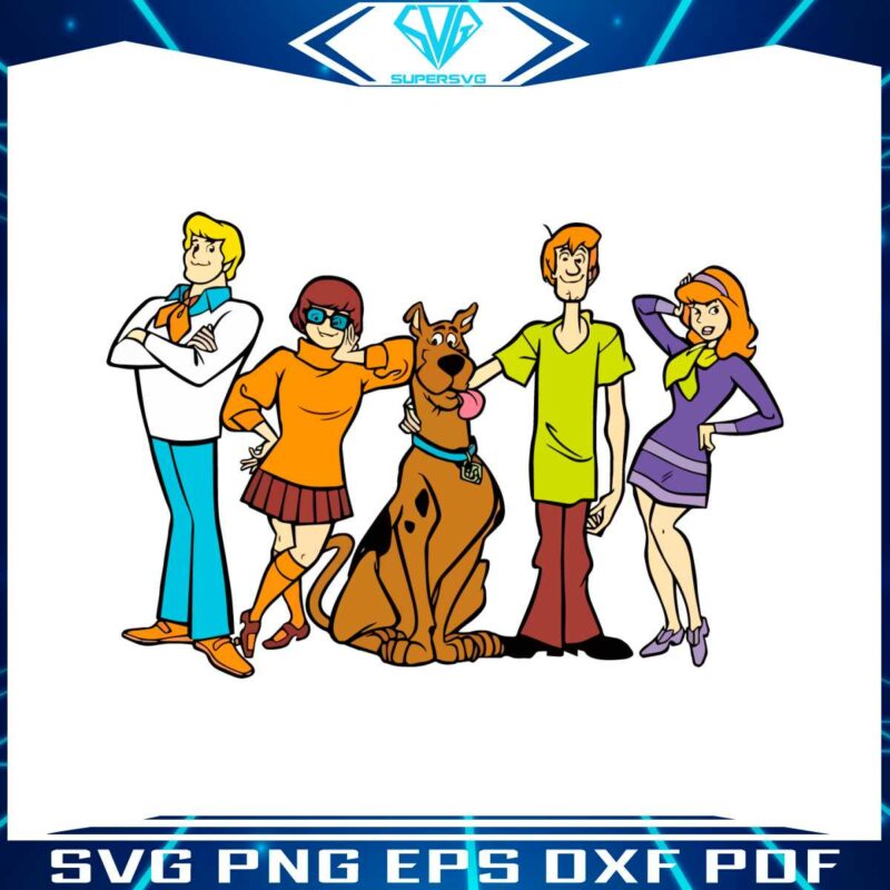 vintage-scooby-doo-characters-svg-graphic-design-file
