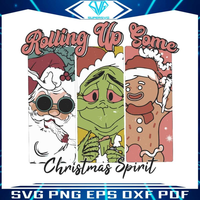 retro-rolling-up-some-christmas-spirit-svg-graphic-file